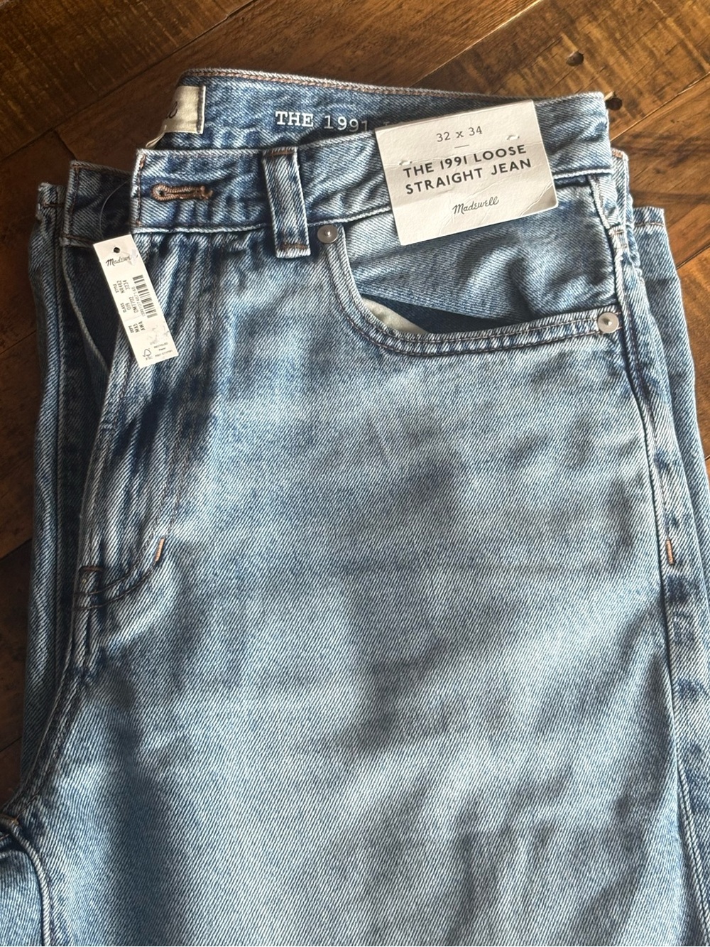 Madewell 1991 Loose Straight Jean - Men’s Light Blue 32x34
